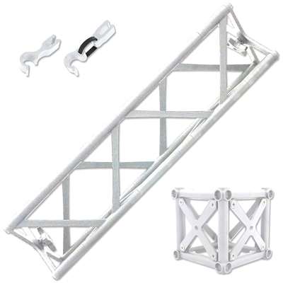 Crown Truss U-Shape 3 x 3 m, 15 x 15 cm, weiss