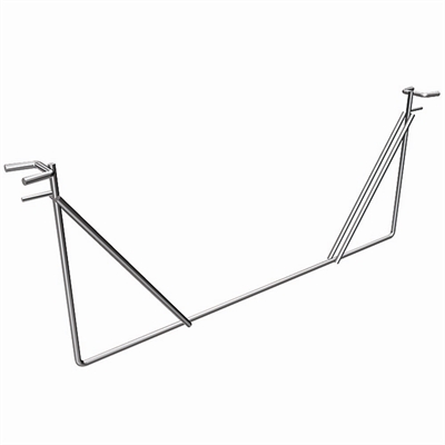Plattenhalter für Holzplatte - Silber - A0