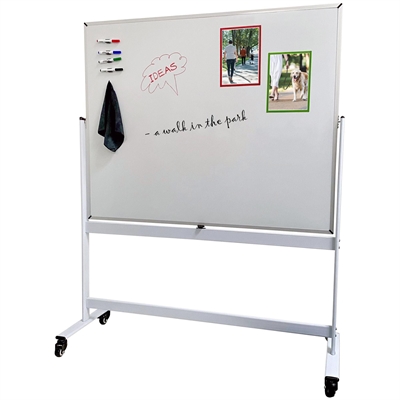 Whiteboard Pro Flip Chart, 150 x 120 cm Flipchart auf Ständer mit Rollen