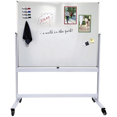 Whiteboard Pro Flip Chart, 150 x 120 cm Flipchart auf Ständer mit Rollen