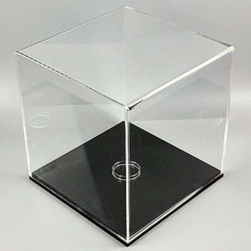 Showcase Quadratische - schwarerz Boden - 30,5x30,5x30,5 cm