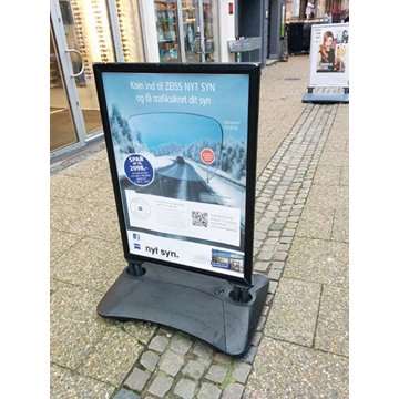 Wind-Sign Waterbase Budget Kundenstopper - 70x100 cm - schwarz
