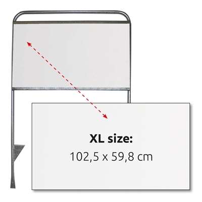 Logo schild 102,5 x 59,8 cm für Estate Sign XL