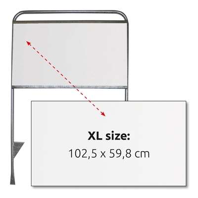 Estate Sign XL, Maklerschild mit einseitigem Druck auf 3 mm AluBond