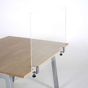 Kantenklemmen-Set für Hygieneabschirmung Tisch, 2-tlg