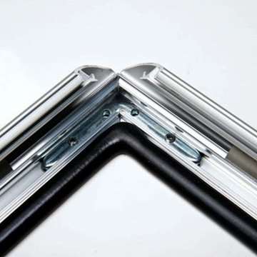 Watersafe Klapprahmen mit 25mm Aluminiumprofil, Silber – A3