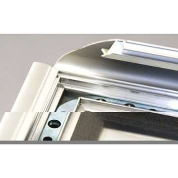 Watersafe Klapprahmen mit 35-mm-Aluminiumprofil, Silber – A1