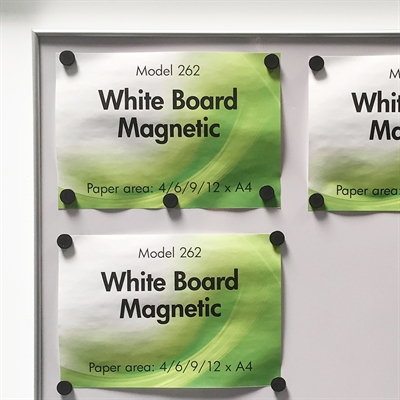 Whiteboard, magnetisch, weiß