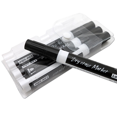 Whiteboard-Marker – 4 Stk. schwarz