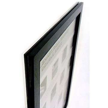 Fensterrahmen doppelseitig - A4 - schwarz