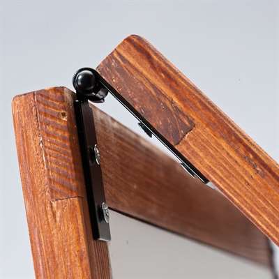 Wooden Kreidetafel Kundenstopper aus Holz – Mahagoni 60 x 80