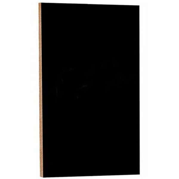 Schwarze Schreibtafel mit Rahmen 60 x 80 cm