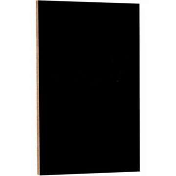 Schwarze Schreibtafel mit Rahmen 80 x 120 cm