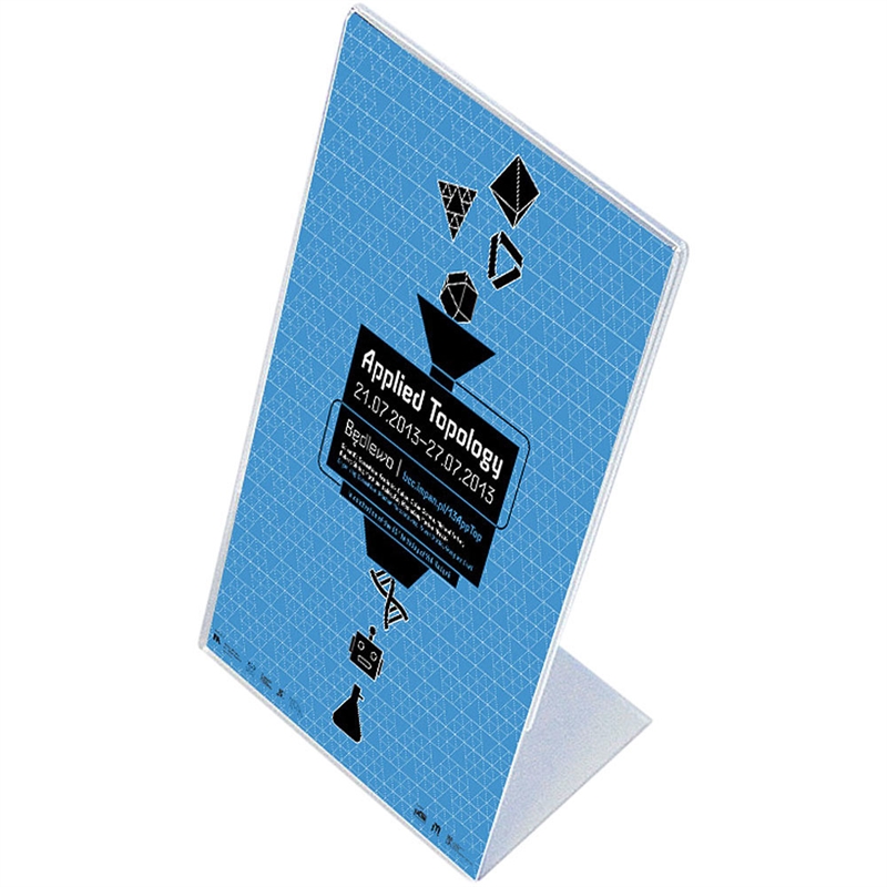L – Menükartenhalter vertikal – A8 – 5,2 x 7,4 cm