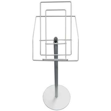 Wire Stand Prospektständer - Tabloid - 28,5x40 cm - Silber