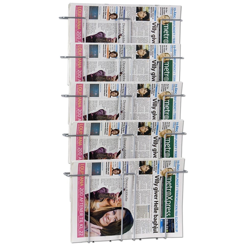 Wire Stand Prospektständer für u.a. Zeitungen und Zeitschriften – Tabloid – 28,5 x 40 cm