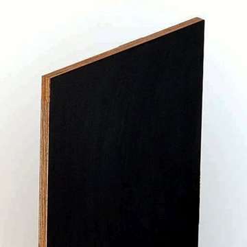 Schwarze Schreibtafel mit Rahmen 60 x 80 cm
