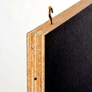 Kreidetafel aus Holz ohne Rahmen – 40 x 90 cm