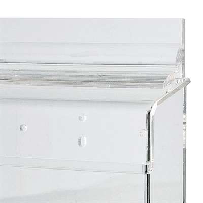 Outdoor-Prospekthalter box aus Acryl, vertikal, A6