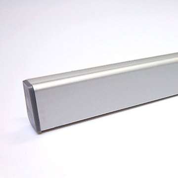 Classic Roll-up, einseitig, 80 x 200 cm – Silber
