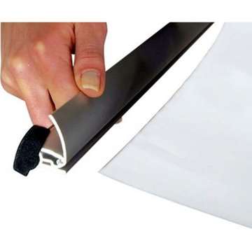 Flex Roll-up doppelseitig, silber, inkl. Banner und Druck