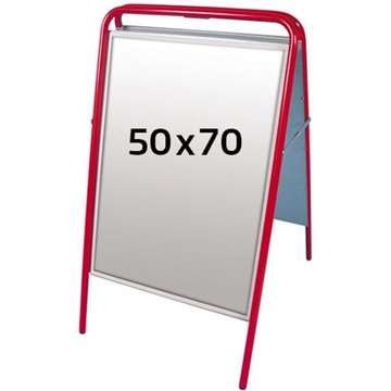 Expo Sign Standard Kundenstopper - 50x70 cm - rot