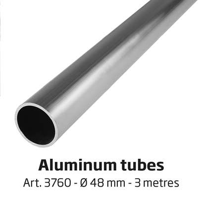 Banner Tube Corner, Wandrahmen aus Aluminiumrohr 0,3 mm / Rahmen 48 mm - 150 x 50 cm