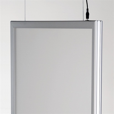 LED-Leuchtkasten A0 Doppelseitig – vertikales/horisontales 35-mm-Profil. 39mm Dyb