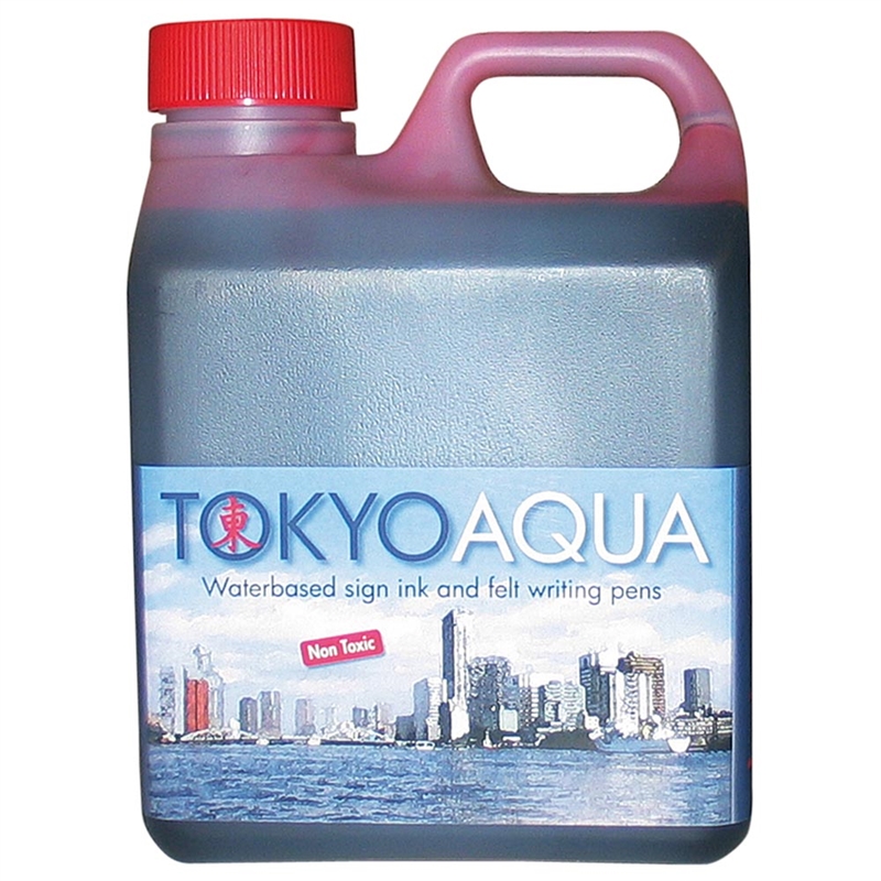 Tokyo AquKundenstopperertinte – 1L Rot