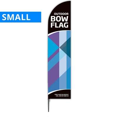 Beachflag, Outdoor-Bow,Small, mit Stange, Small, inkl. Flagge