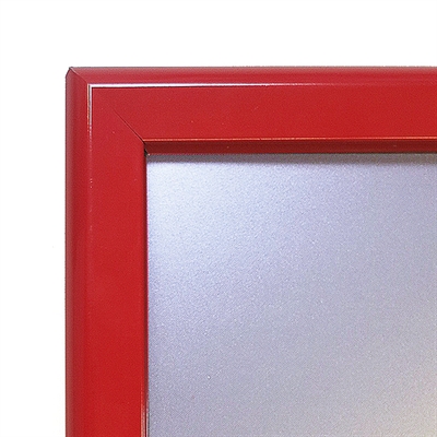 Klapprahmen mit 32mm Aluminium-Flachprofil, rot – 50 x 70 cm