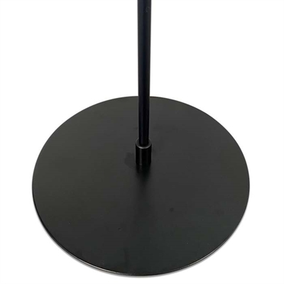 Design Stand, Bodenschild mit Acrylhalter, vertikal A4, schwarz, 132 cm hoch 