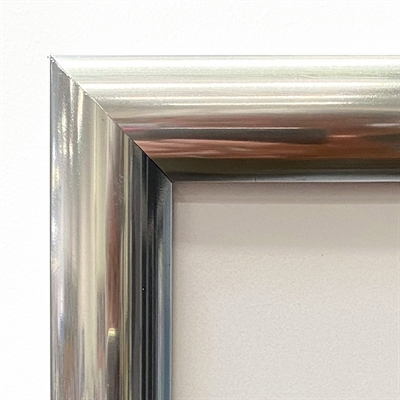 Klapprahmen mit 25mm Aluminiumprofil, Chrom – 50 x 70 cm