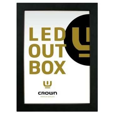 Crown LED Out Box Doppelseitig - 70x100cm