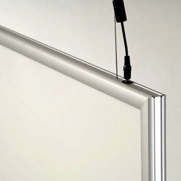 LED-Leuchtkasten A0 Doppelseitig – vertikales/horisontales 35-mm-Profil. 39mm Dyb