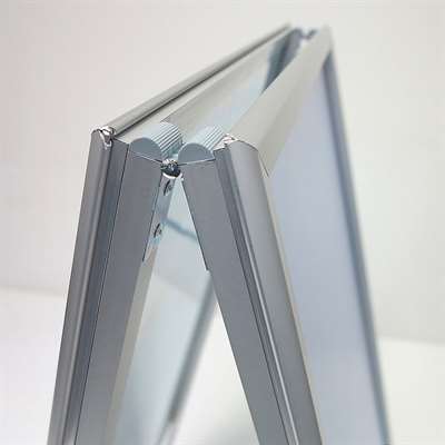 Alu-Line Standard Kundenstopper - 50x70 cm - Silber