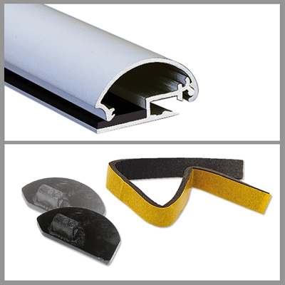 Poster-Line-Set, Posterleiste mit 26mm Aluminium-Posterleisten – 120 cm