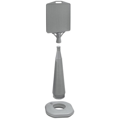 Vacu Display Kundenstopper B - Silber