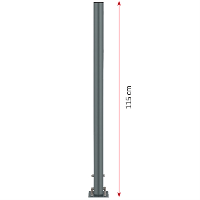 Pole Stand – 115 cm – Grau