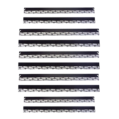 5 obere und 5 untere Riemen Komplettset für POP-UP WALL gebogen 3x3 mit Clips