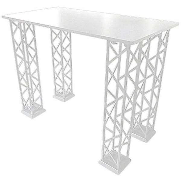 Crown Truss Counter – Rechteck 125 x 65 cm – Weiß