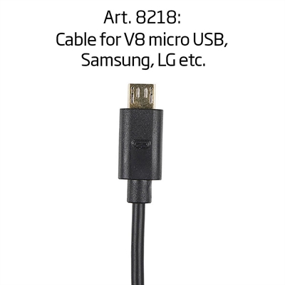 Kabeltyp V8 Micro-USB für Samsung, LG usw.