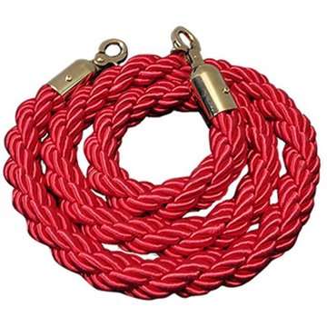 Rotes Seil für Absperrpfosten