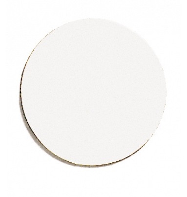 Magnet cirkel 1x1 cm (50 stk pr. ark)  - Hvid