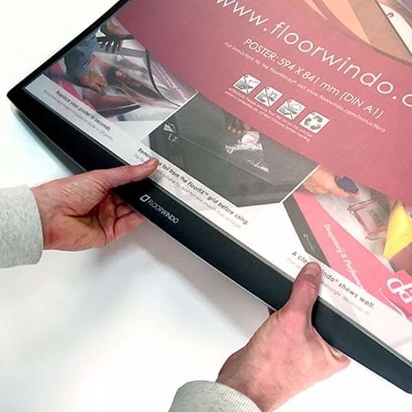 Windo Display, Plakathalter für Boden, A1