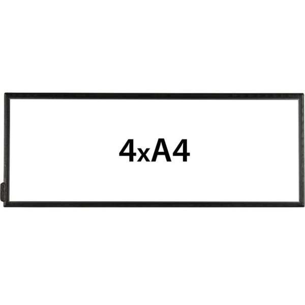 Windo Display, Plakathalter f&uuml;r Boden, 4 x A4