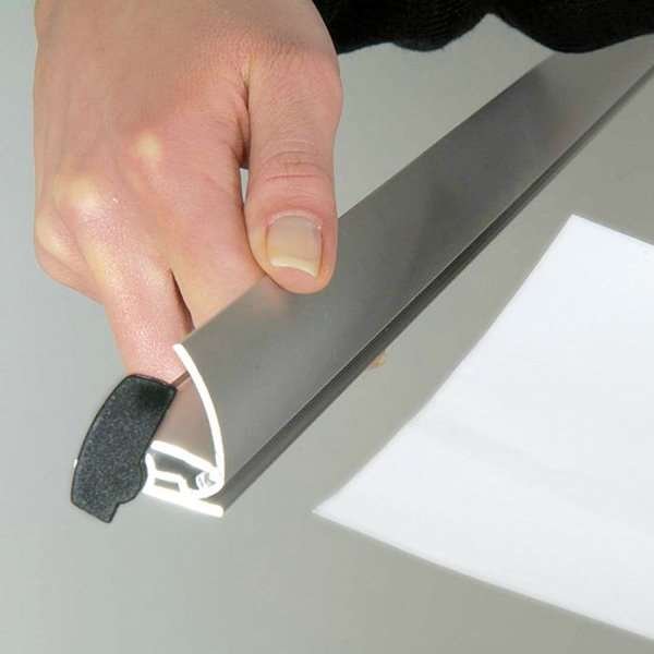 Banner-Line-Set, Posterleiste mit 30mm Aluminium-Posterstreifen - 135 cm