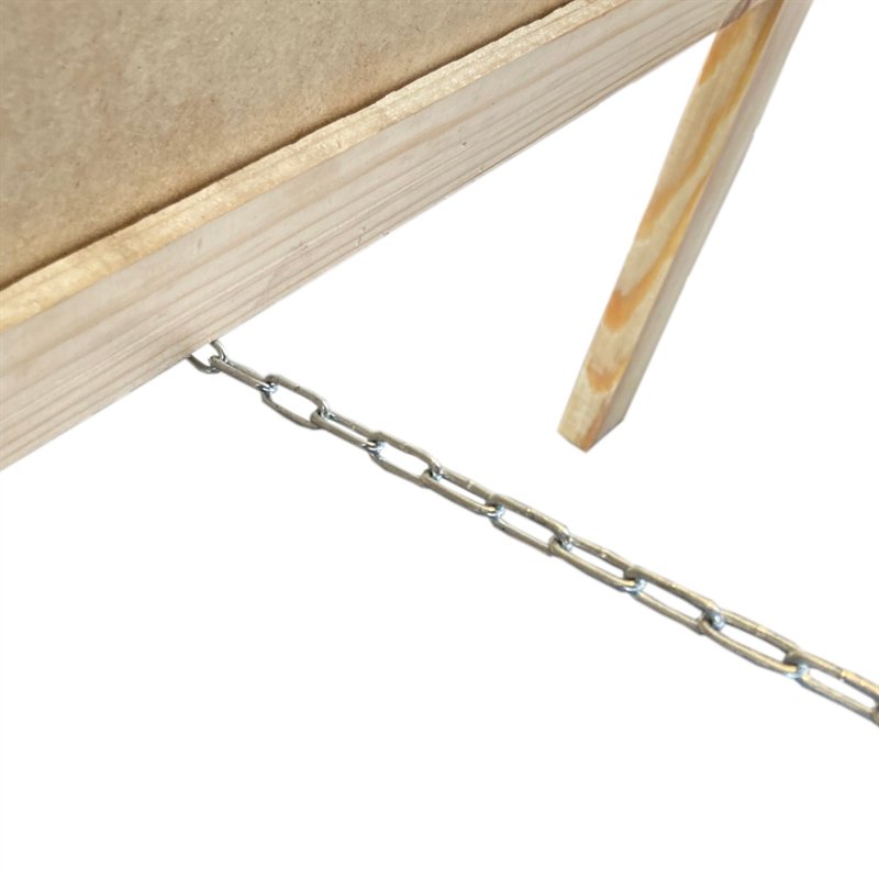 Kundenstopper, Kreidetafel, einschlie&szlig;lich Markierungen, 53 x 67 cm, Naturholz