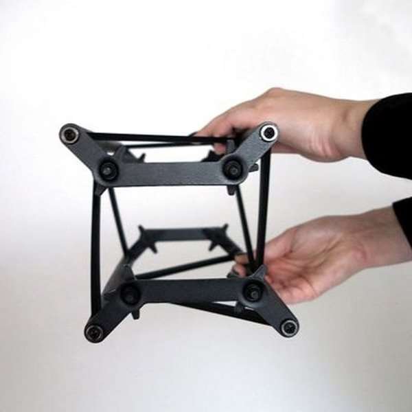 Crown Truss 15 Messewand mit Banner - schwarz