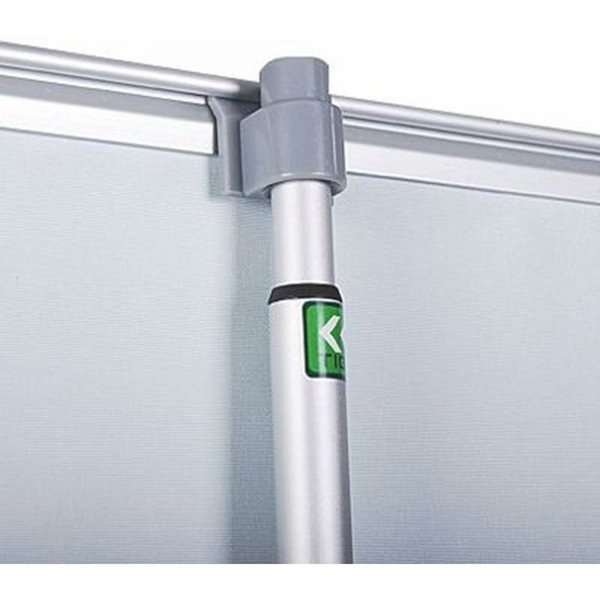 Lux Roll-up, silber, einseitig, 56 x 230 cm, inkl. Banner und Druck